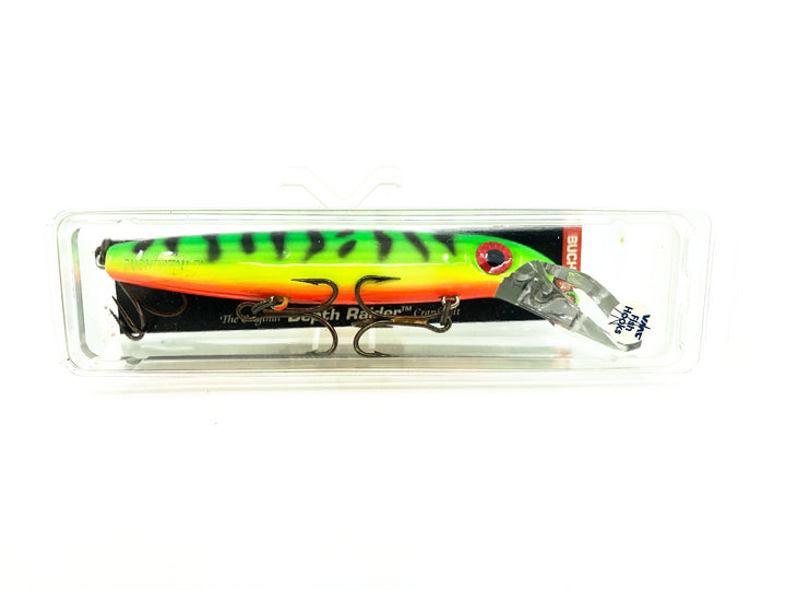 Joe Bucher Tackle Co. Buchertail Baby Depth Raider 6", Firetiger Color New on Card