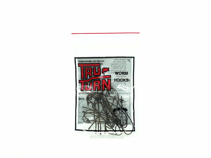 Tru Turn Worm Hooks 1/0 - 24 Count