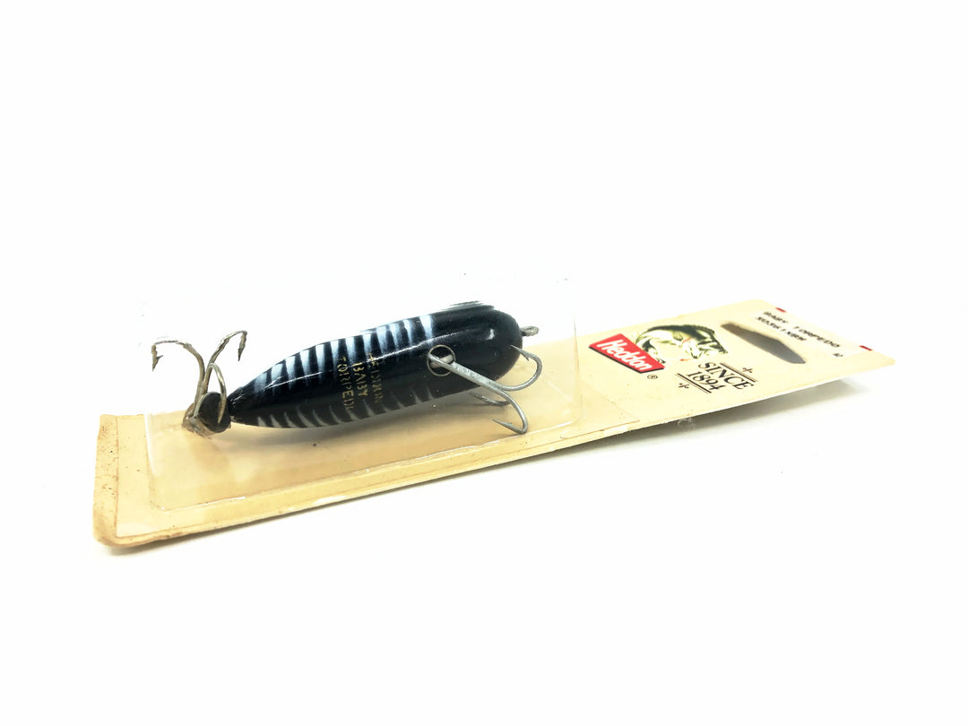 Heddon Baby Torpedo, XBW Black Shore Minnow Color New on Card