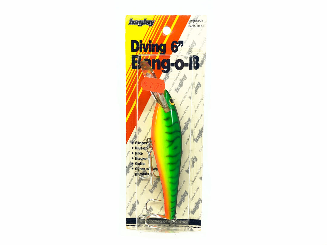 Bagley DB06, H69T Hot Tiger Color, Winter Haven Bait on Card