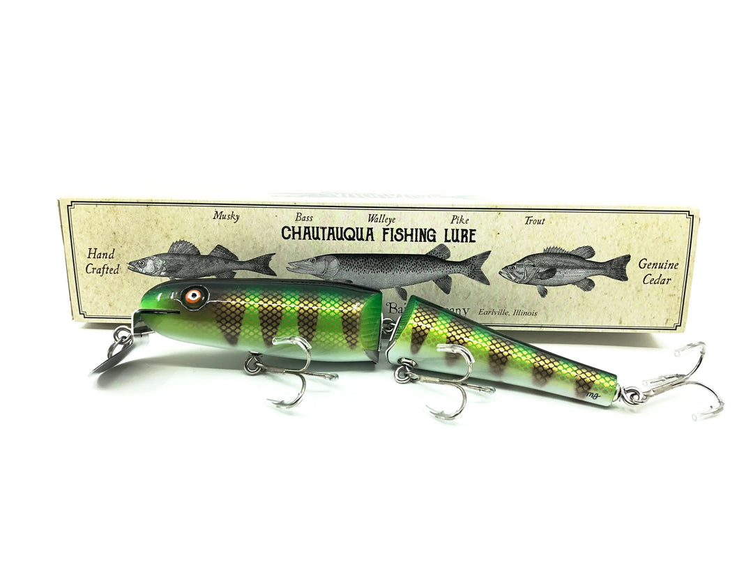 Jointed Chautauqua 8" Shallow Diver, Yellow Perch Color