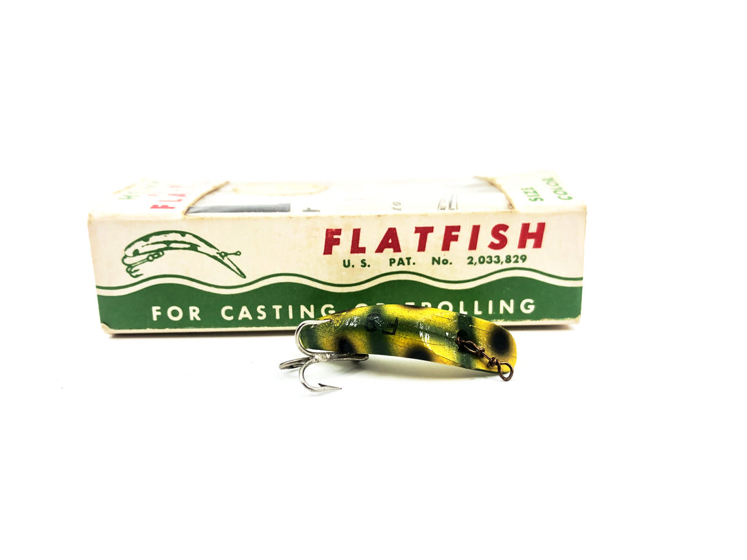 Vintage Helin Flatfish F3, FR Frog Color with Box