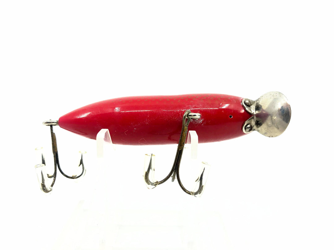 Paw Paw Floating Wiggler Series 3700, Red & Gold Scale Color