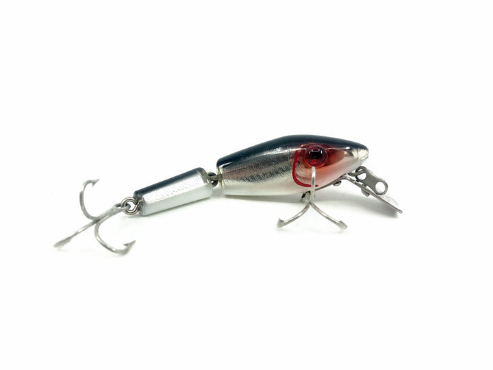 L & S Sinker Minnow, #21 Black Back/White Belly/Silver Color