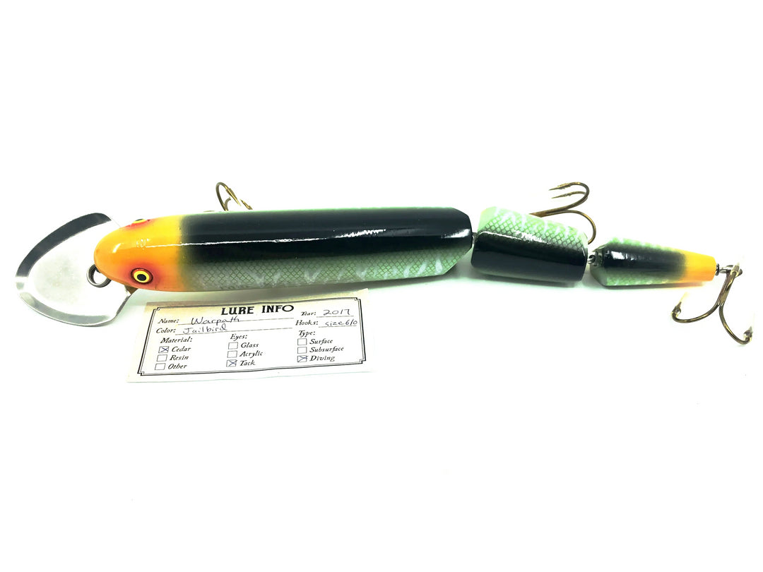 Chautauqua Warpath 12" Musky Lure, Jailbird Color