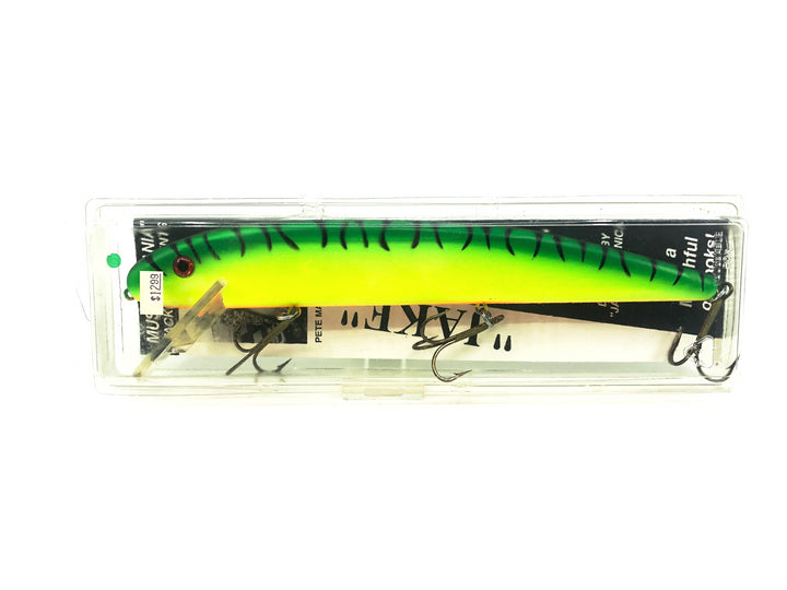 Jake 10" Musky Bait, Firetiger Color New on Card