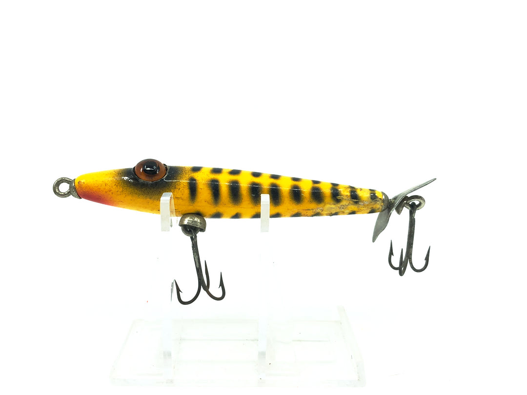 Morgan Manufacturing Sugarwood Lures Slim Limb, Yellow/Black Ribs Color