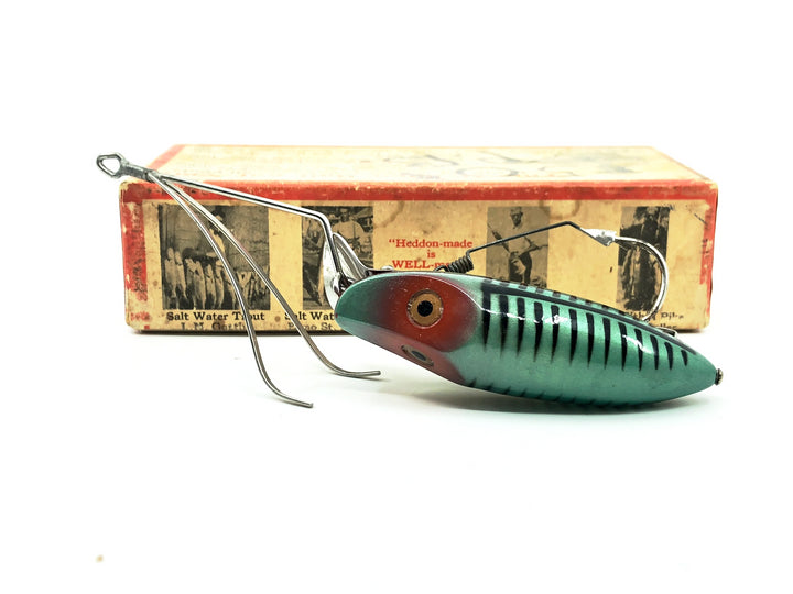 Heddon River Runt No-Snag N9119XRG, Green Shore Minnow Color with Brush Box