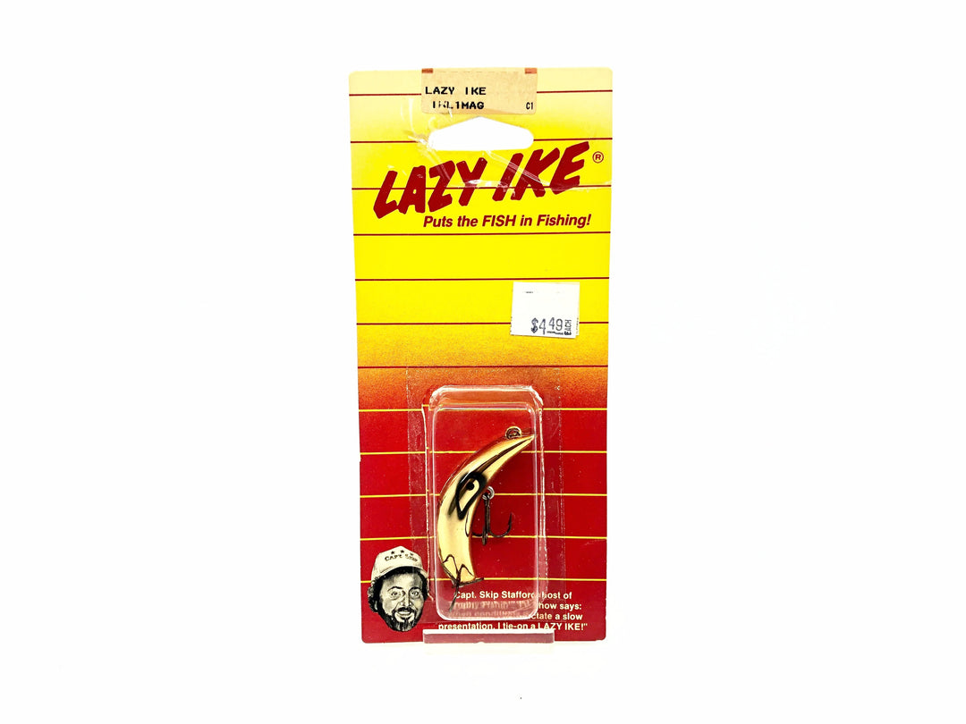 Lazy Ike IKL1 MAG Metallic Gold Color New on Card Old Stock