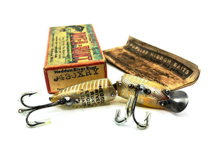 Heddon Jointed Floater River Runt 9430, XRY Yellow Shore Color with Box