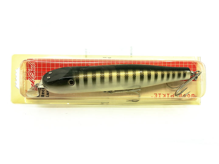 Creek Chub Wooden Giant Straight Pikie 6800, Pikie Scale Color, New on Card Old Stock