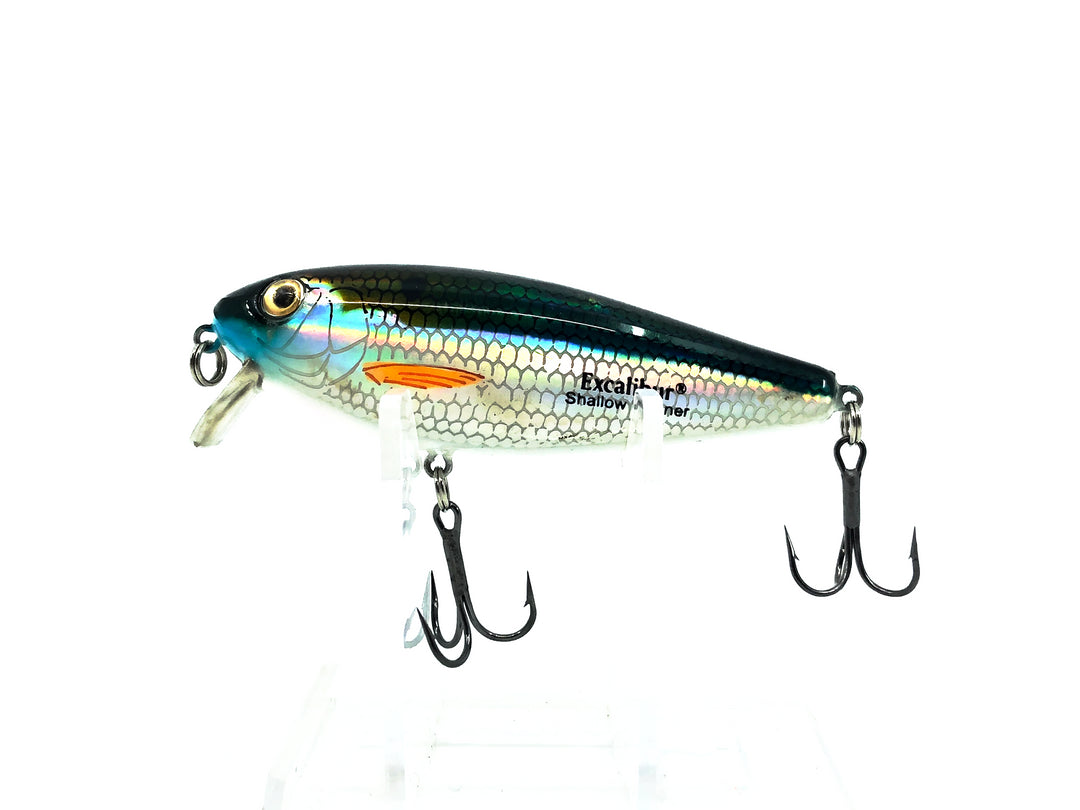 Excalibur Bill Dance Swim'N Image Shallow Runner, Threadfin Shad Color