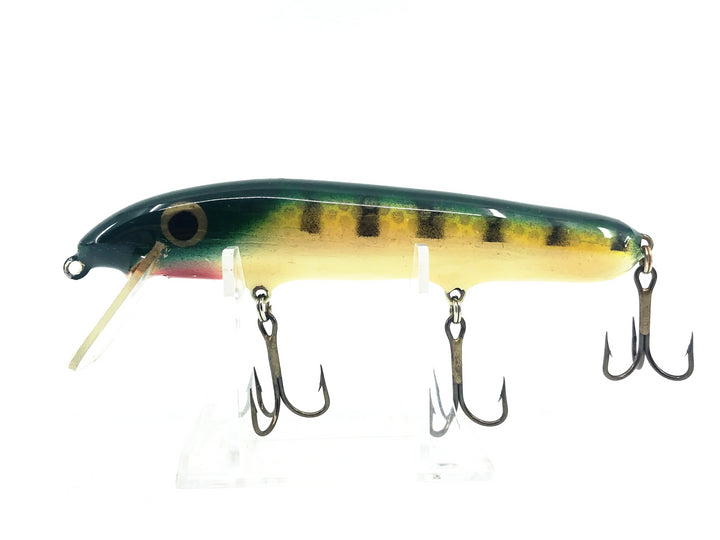 Crane 205 Musky Lure, Perch/White Belly Color