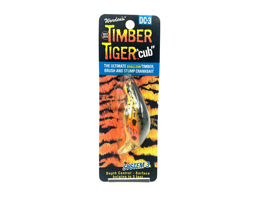 Timber Tiger Cub DC-3, #224 Worden's Pumpkinseed Color on Card