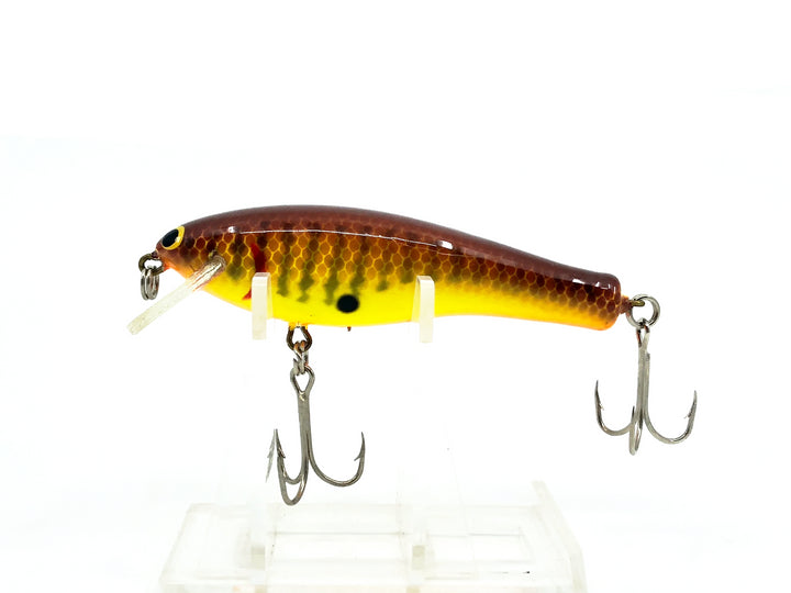 Bagley Bang-O-B BO3, DC9 Dark Crayfish on Chartreuse Color