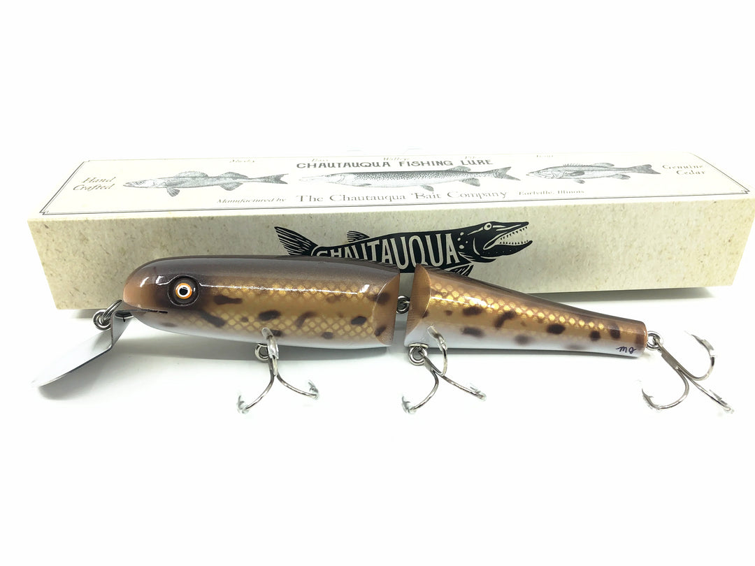 Jointed Chautauqua 8" Minnow, Spotted Hogsucker Color