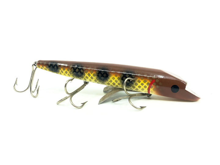 Alzbaits Al Tumas FinFish Bait, Brown Back/ Black Ribs/Yellow & Silver Scale