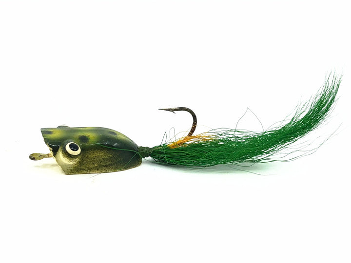 Weber Dylite Weedless Flyrod Frog, Green Frog Color