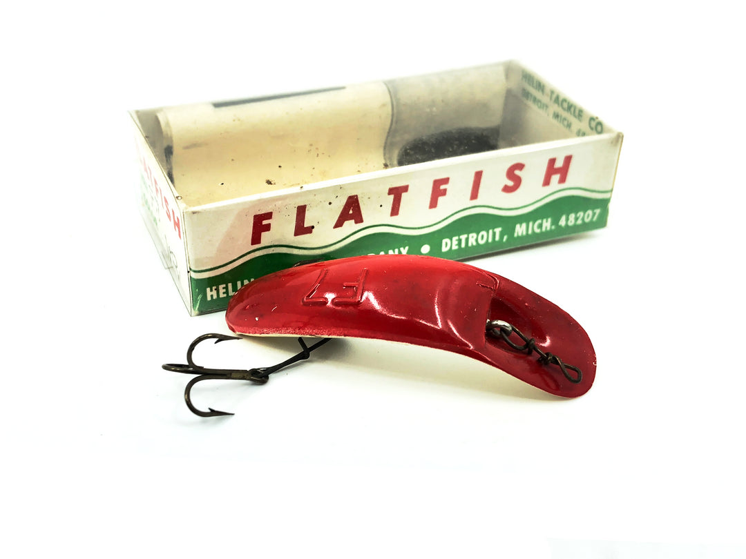 Helin Flatfish F7, WR White/Red Color in Box