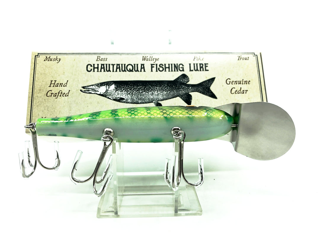 Chautauqua Solid Body Creek Chub, Green Perch Color