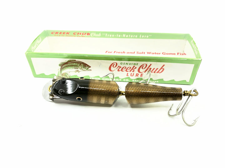 Creek Chub Jointed Snook Pikie 5500, Pikie Scale Color 5500W with Box