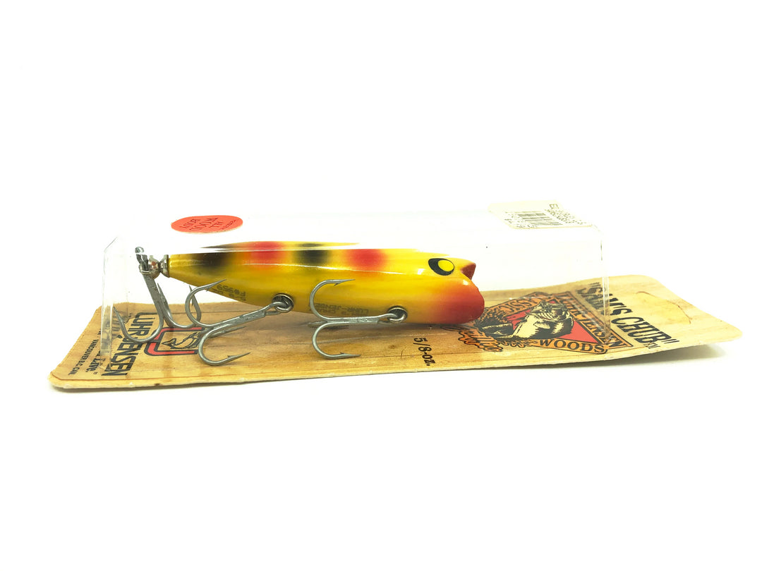 Luhr Jensen Sam's Chub, Yellow/Black &amp; Red Dots Color on Card