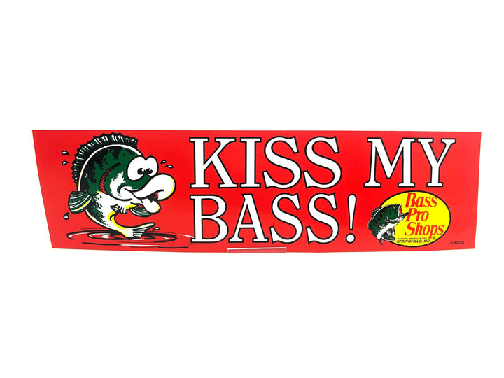 Bass Pro Shops Kiss My Bass Vintage Sticker