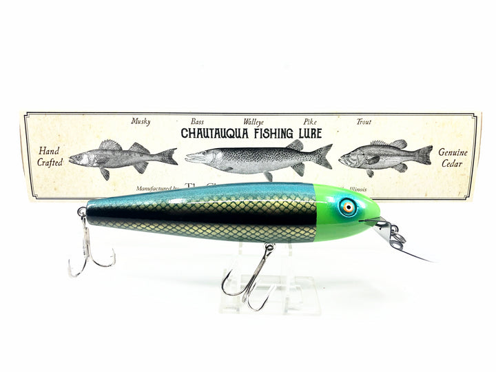 Chautauqua Magnum Deep Diver Wiggler Green Racer Color