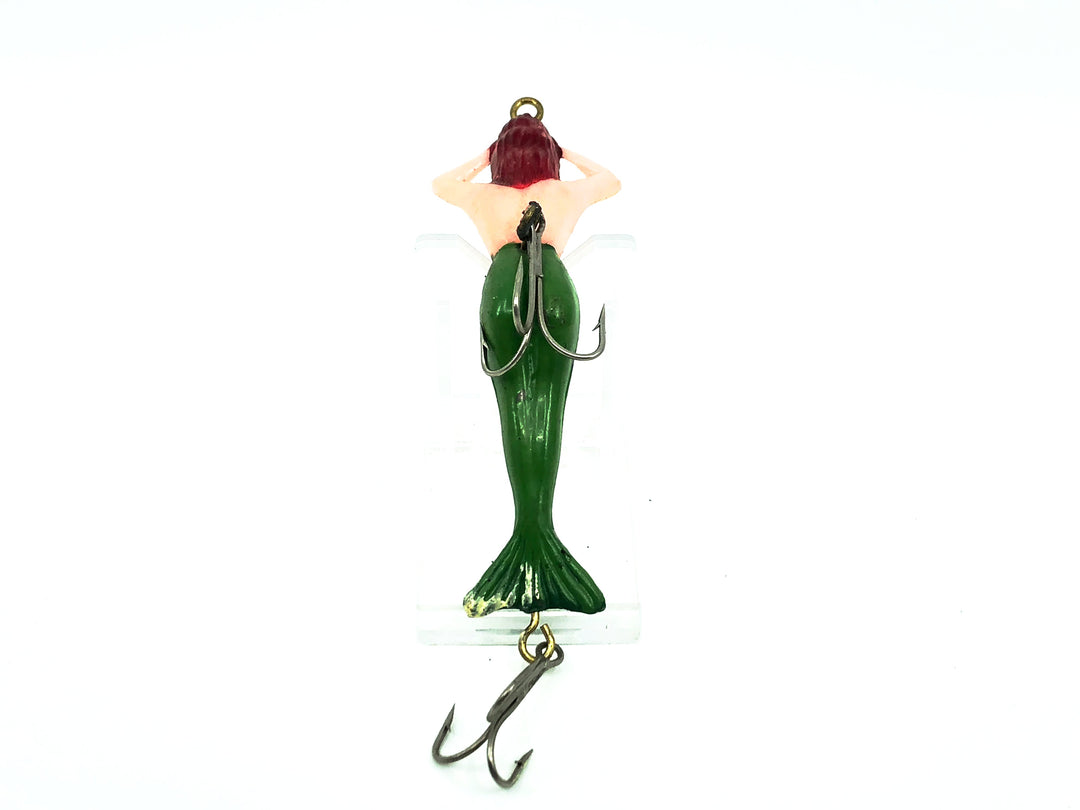 Happy Hooker Novelty Mermaid Lure, Red Hair/Green Legs Color - 4" Size