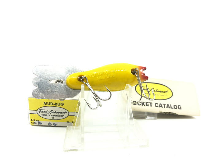 Arbogast Mud Bug, Frog/Yellow Belly Color with Box