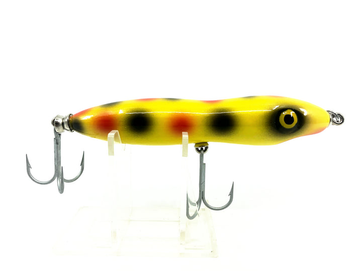 Luhr-Jensen Ozark Woodwalker, Yellow/Red & Black Spots Color