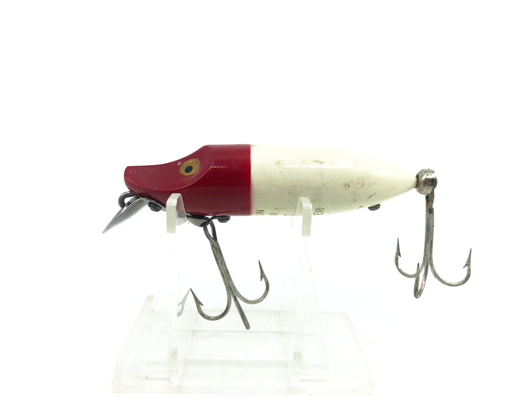 Heddon River Runt Spook Floater 9400, RH Red Head White Color