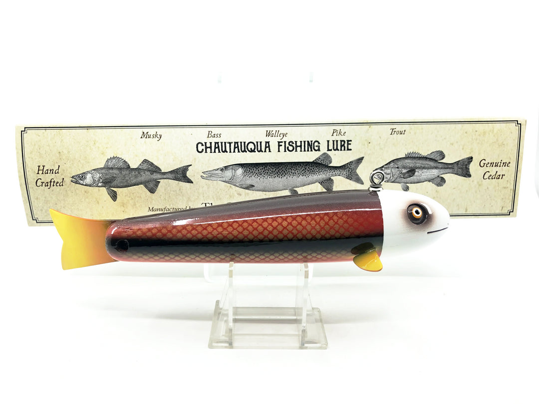 Chautauqua 8" Spearing Decoy Red Racer Color with Box