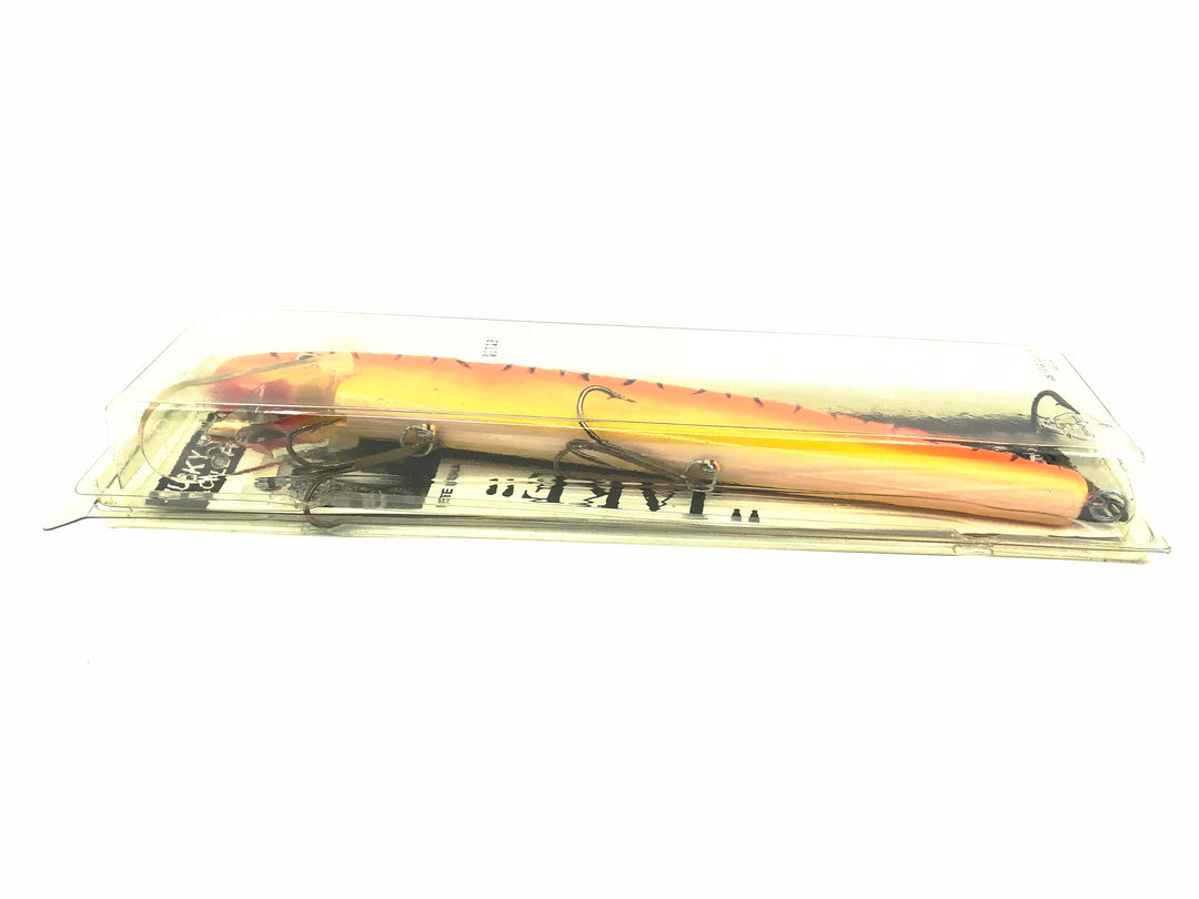 Jake 10" Musky Bait, Orange Tiger Color New on Card