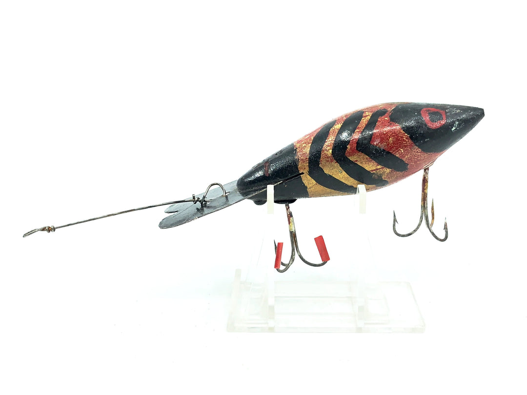 Folk Art/Imitation Bomber, Gold/Red/Black Ribs Color