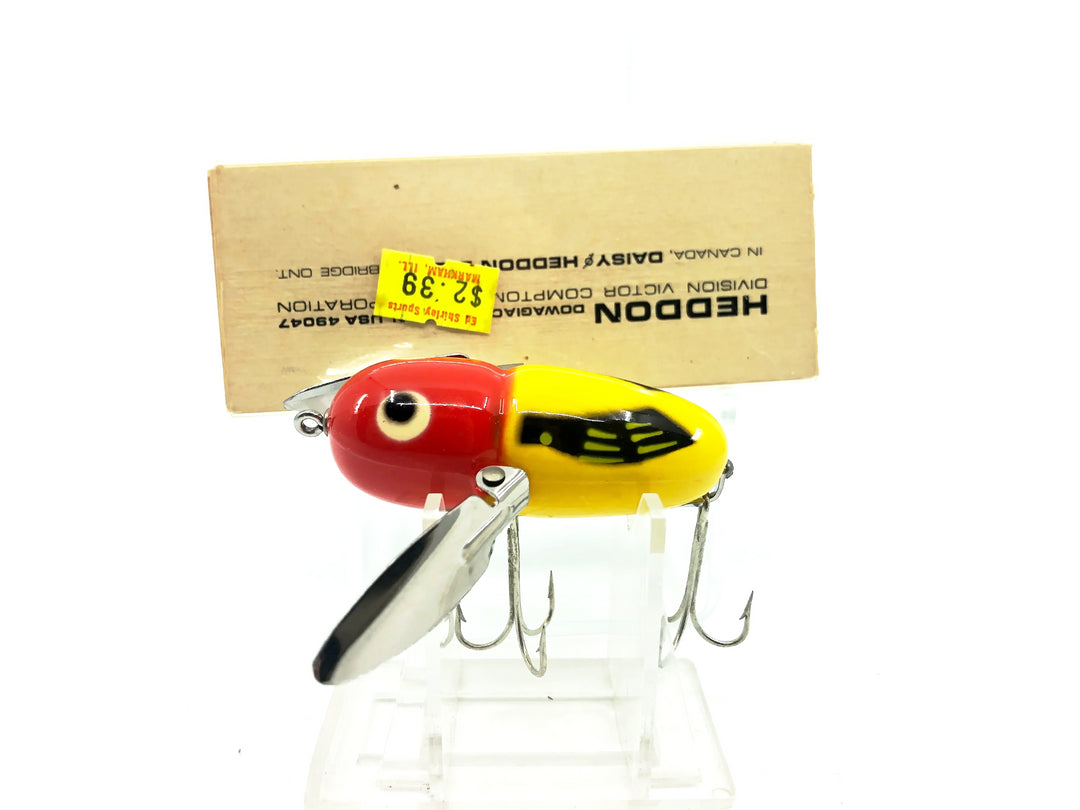 Heddon Crazy Crawler 9120, YRH Yellow/Red Hornet Color in Box