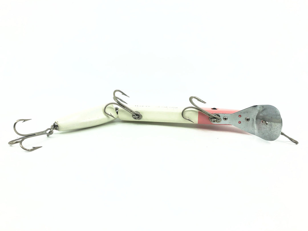 Alzbaits Al Tumas Friendly Al Jointed Musky Lure Jointed, Pink/White Custom Show Color - 4 of 12, Signed