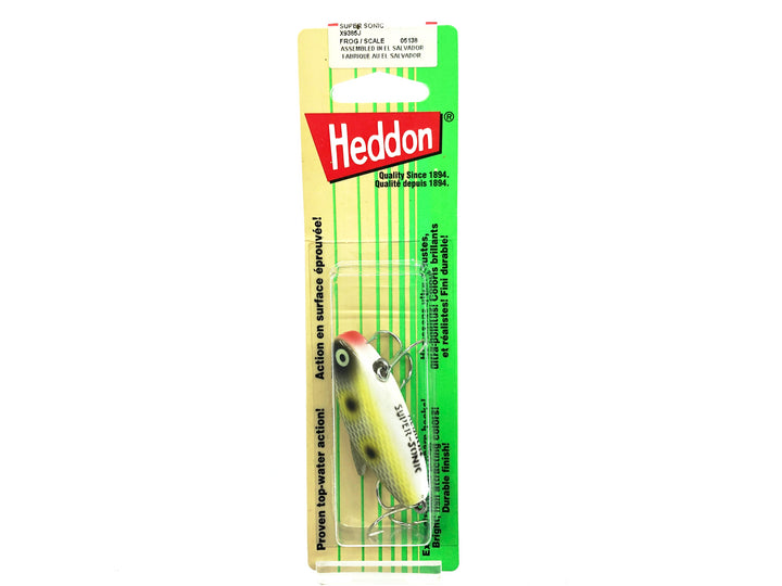 Heddon Super Sonic, J Frog Scale Color on Card Limited Edition