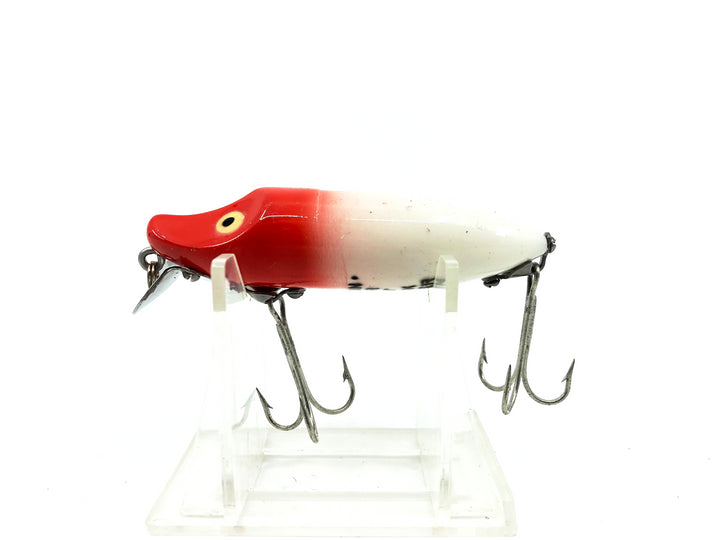 Heddon River Runt Spook Floater 9400, RH Red Head White Color