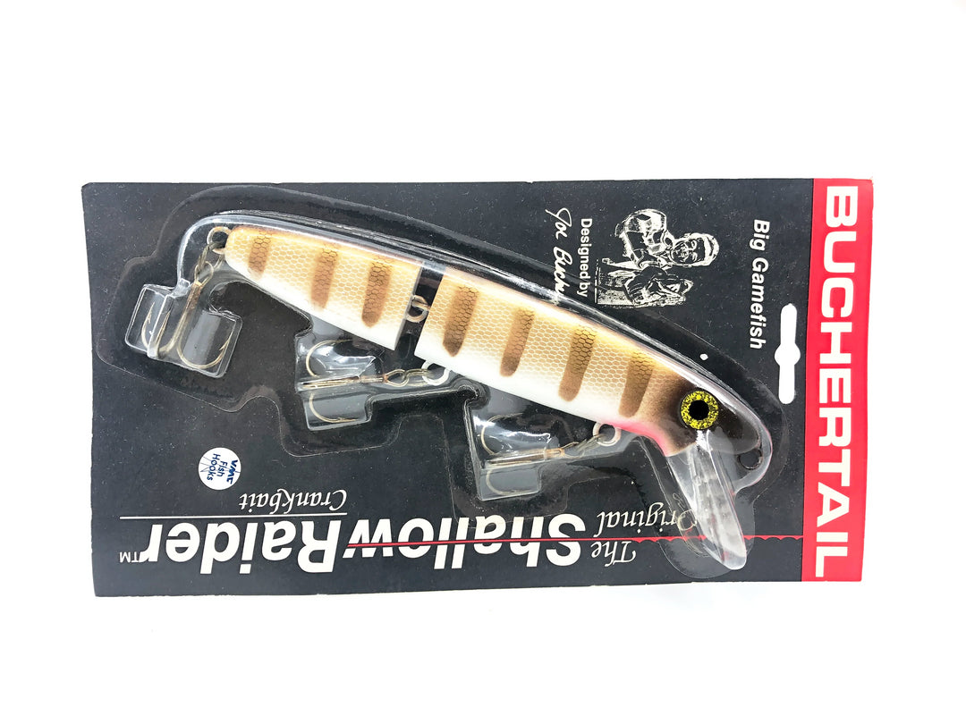 Joe Bucher Tackle Co. Buchertail Jointed Shallow Raider 6 3/4", Classic Pikey Color on Card