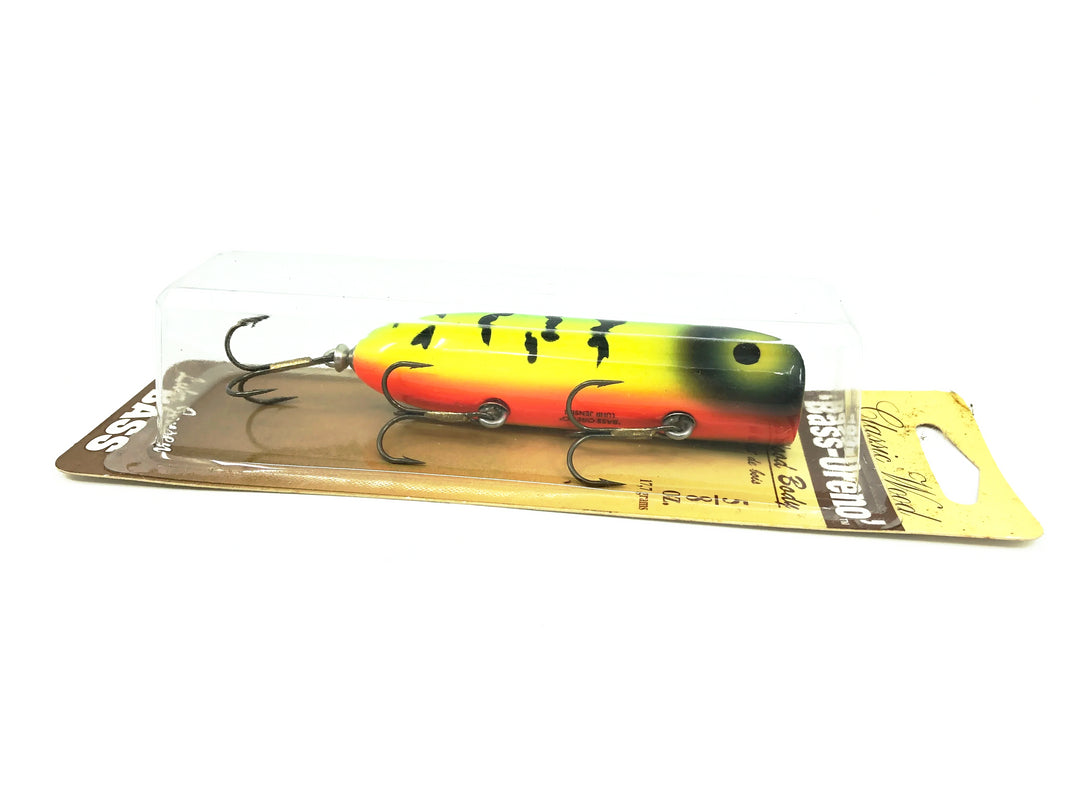 Luhr-Jensen South Bend Bass Oreno, Fire Tiger Color on Card