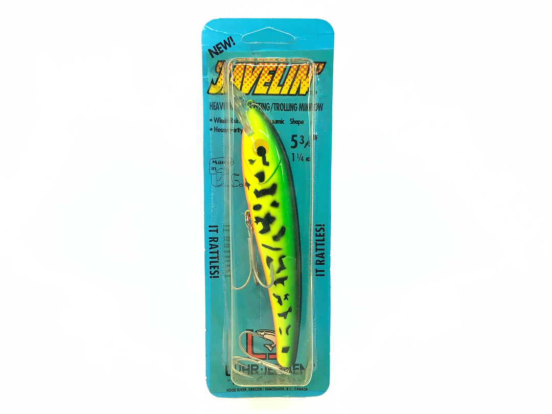 Luhr-Jensen Javelin, Fire Tiger Color with Card