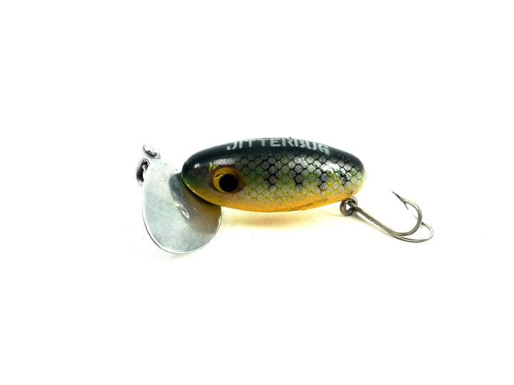 Arbogast Ultra Light 1/8oz Jitterbug, Perch Color