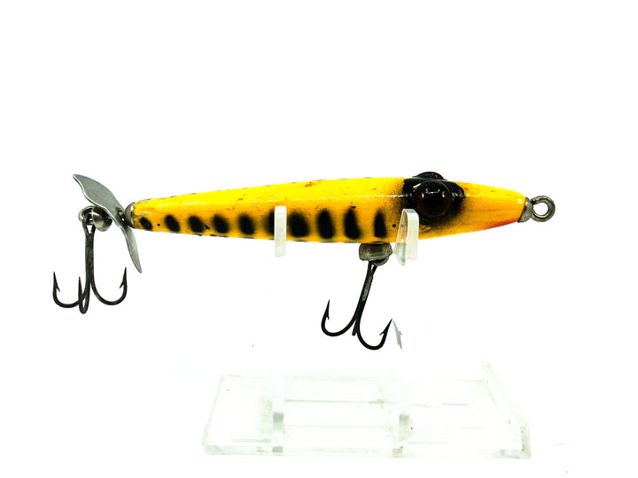 Morgan Manufacturing Sugarwood Lures Slim Limb, Yellow/Black Ribs Color