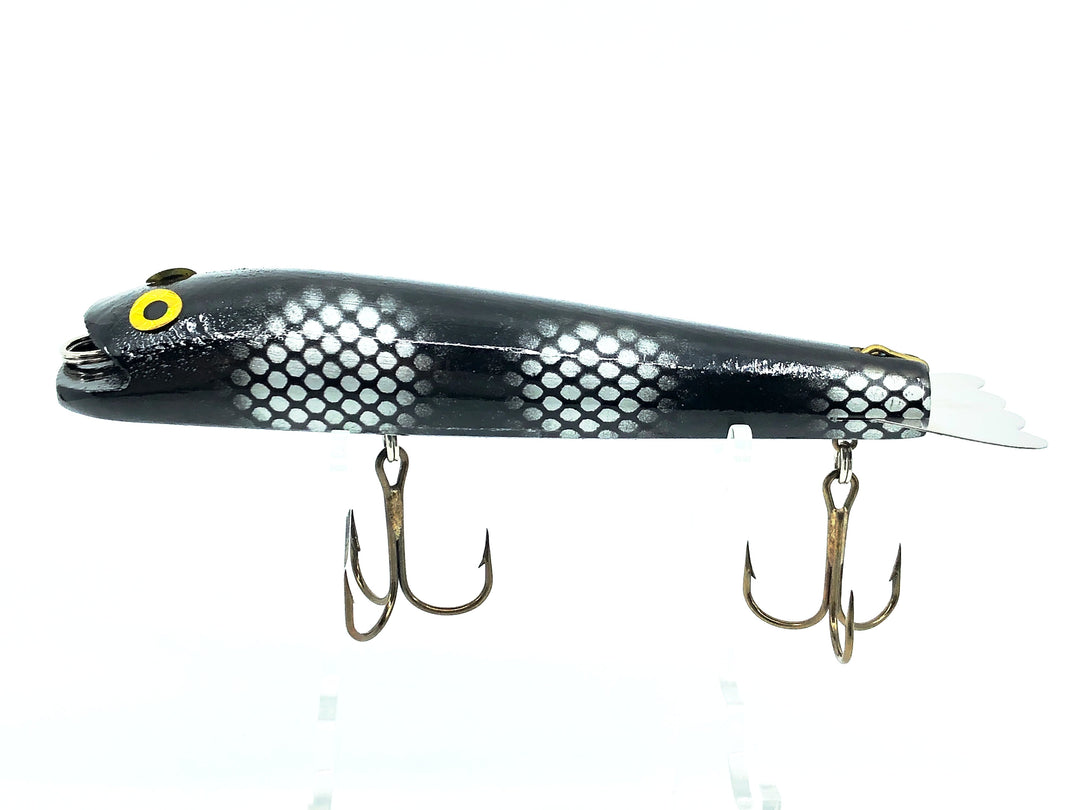 Bobbie 6 1/2" Jerk Bait, Black Chub Color