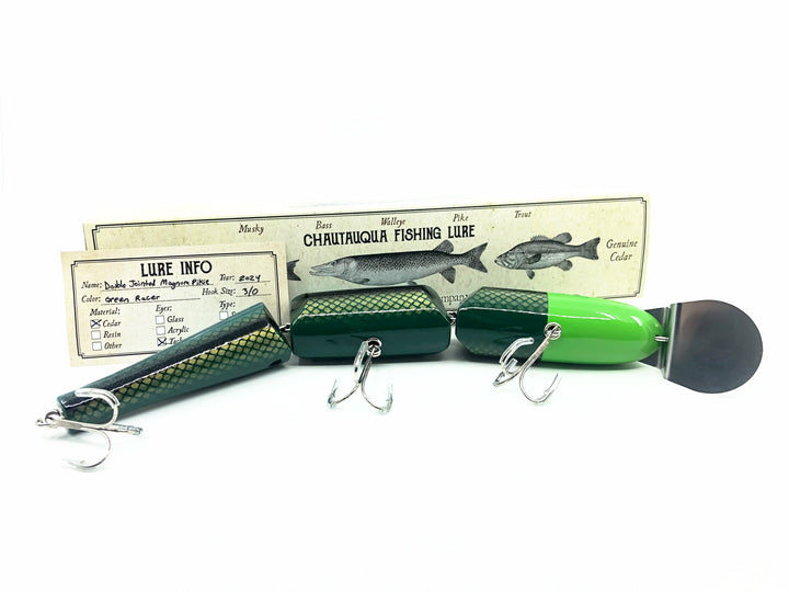 Chautauqua Double Jointed Magnum Pikie Green Racer Color