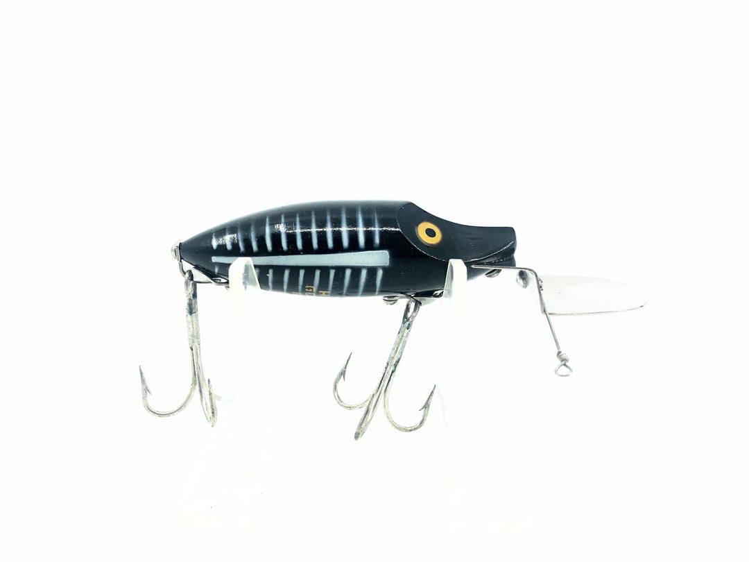 Heddon Go-Deeper River Runt 9110 XBW Black Shore Minnow Color