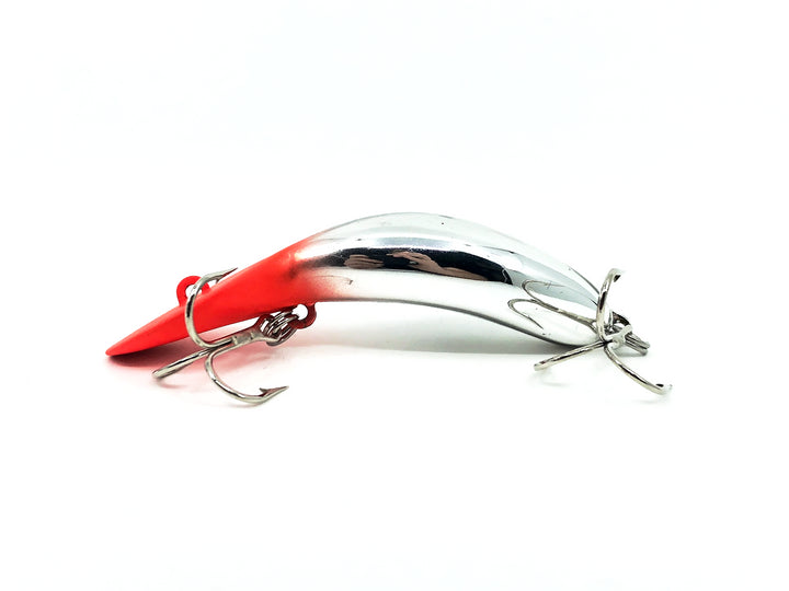 Heddon Clatter Tad, NPRH Nickel Plate Red Head Color