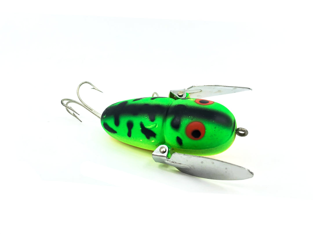 Heddon Crazy Crawler, GRA Fluorescent Green Crawdad Color