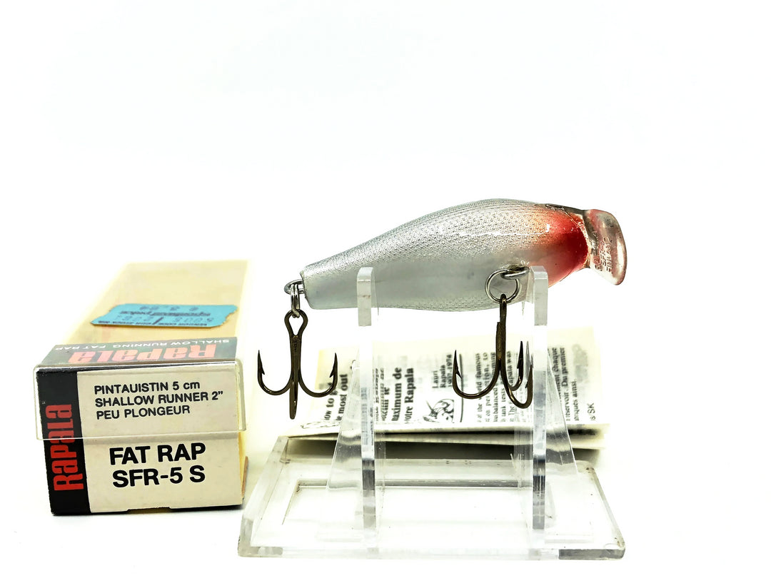 Rapala Shallow Fat Rap SFR-5, S Silver Color with Box